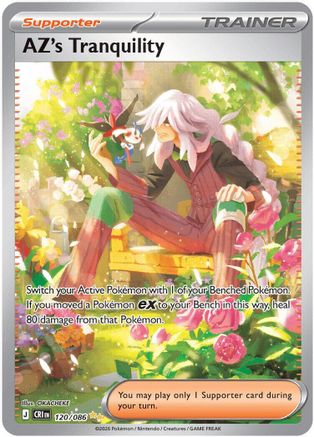 AZ's Tranquility (120/086) [ME04 Chaos Rising] Holofoil - Special Illustration Rare