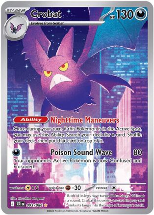 Crobat (093/086) [ME04 Chaos Rising] Holofoil - Illustration Rare
