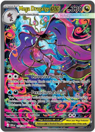 Mega Dragalge ex (118/086) [ME04 Chaos Rising] Holofoil - Special Illustration Rare