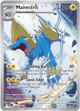 Manectric (089/084) [ME05 Pitch Black] Holofoil - Illustration Rare