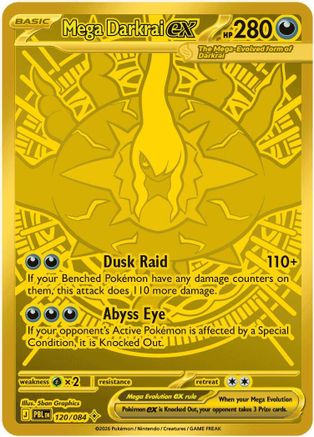 Mega Darkrai ex (120/084) [ME05 Pitch Black] Holofoil - Mega Hyper Rare